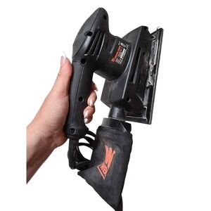WEN 6313 Electric Finishing Sander 1.2 Amp 12000 OPM Corded Orbital 1/3 Sheet D2